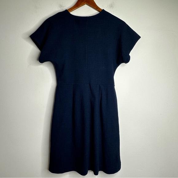 Madewell Women’s Cross-Front Flutter Sleeve Mini Dress Size Small - Picture 5 of 12